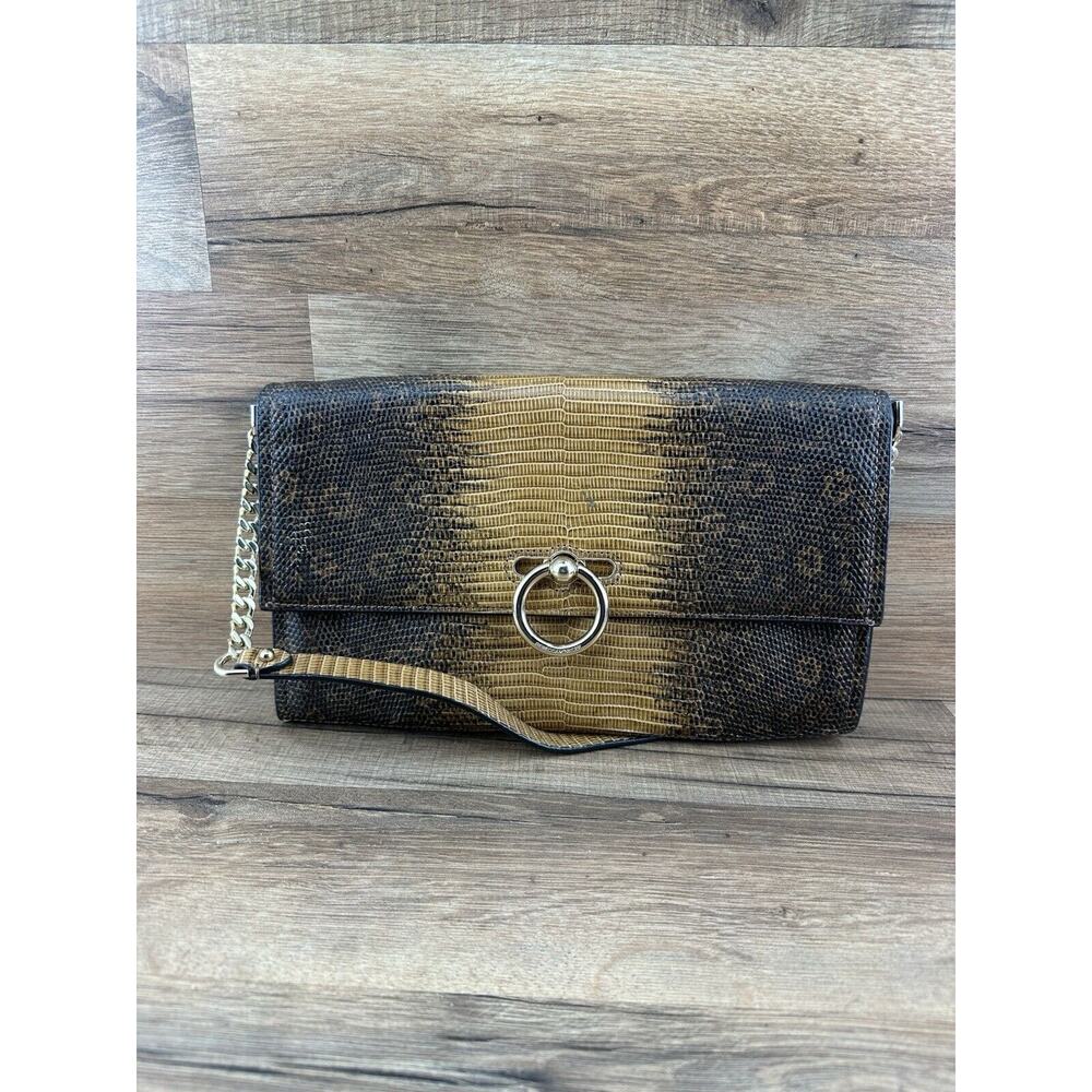Rebecca Minkoff Jean Clutch Snakeskin Crossbody